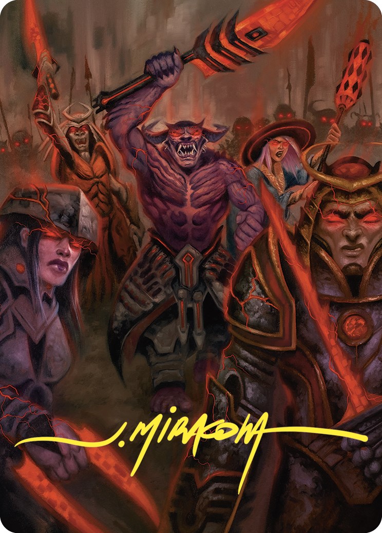 Insurrection Art Card (Gold-Stamped Signature) [Commander Masters Art Series] | Deep Dive Games St. Marys