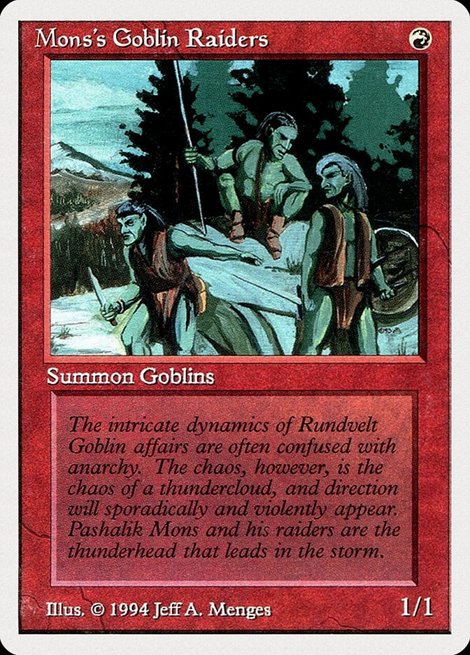 Mons's Goblin Raiders [Summer Magic / Edgar] | Deep Dive Games St. Marys