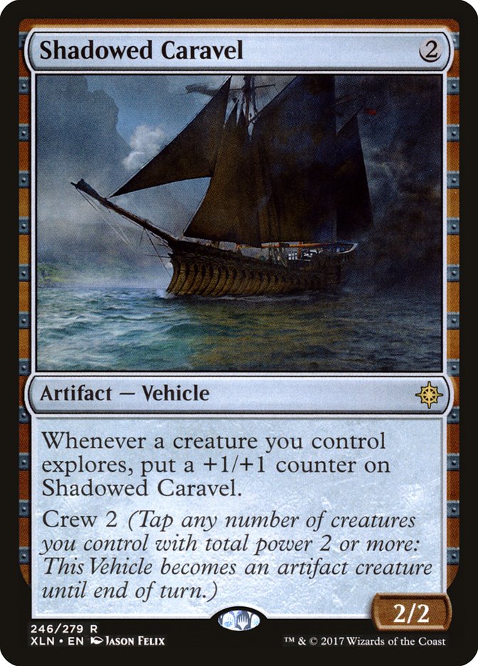 Shadowed Caravel [Ixalan] | Deep Dive Games St. Marys