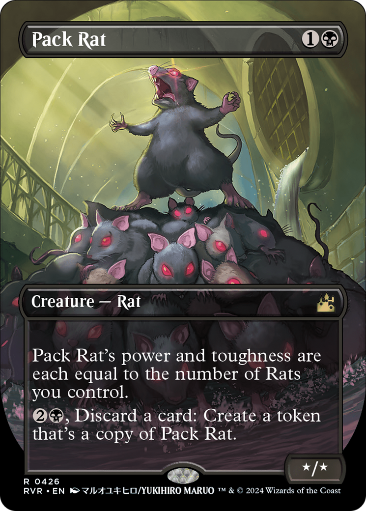 Pack Rat (Anime Borderless) [Ravnica Remastered] | Deep Dive Games St. Marys