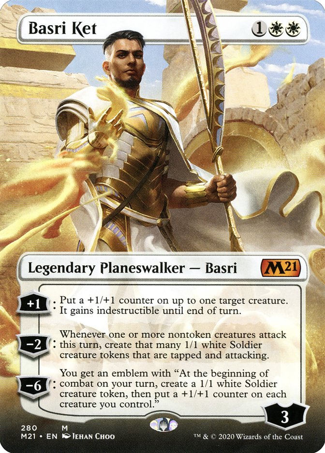 Basri Ket (Borderless) [Core Set 2021] | Deep Dive Games St. Marys