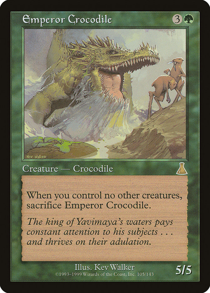 Emperor Crocodile [Urza's Destiny] | Deep Dive Games St. Marys