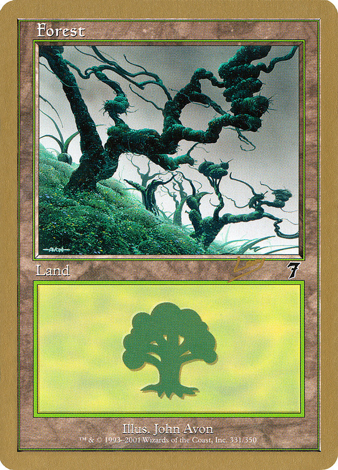 Forest (rl331) (Raphael Levy) [World Championship Decks 2002] | Deep Dive Games St. Marys