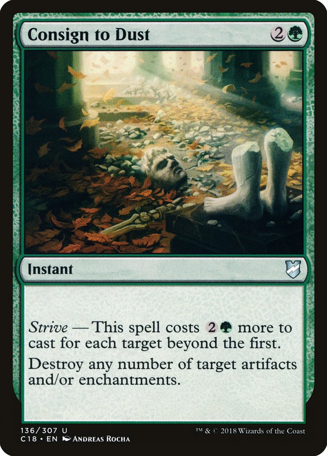 Consign to Dust [Commander 2018] | Deep Dive Games St. Marys