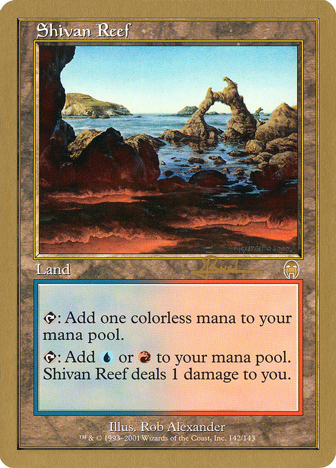 Shivan Reef (Antoine Ruel) [World Championship Decks 2001] | Deep Dive Games St. Marys