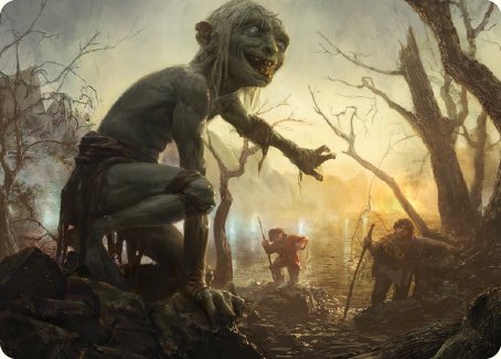 Smeagol, Helpful Guide Art Card [The Lord of the Rings: Tales of Middle-earth Art Series] | Deep Dive Games St. Marys