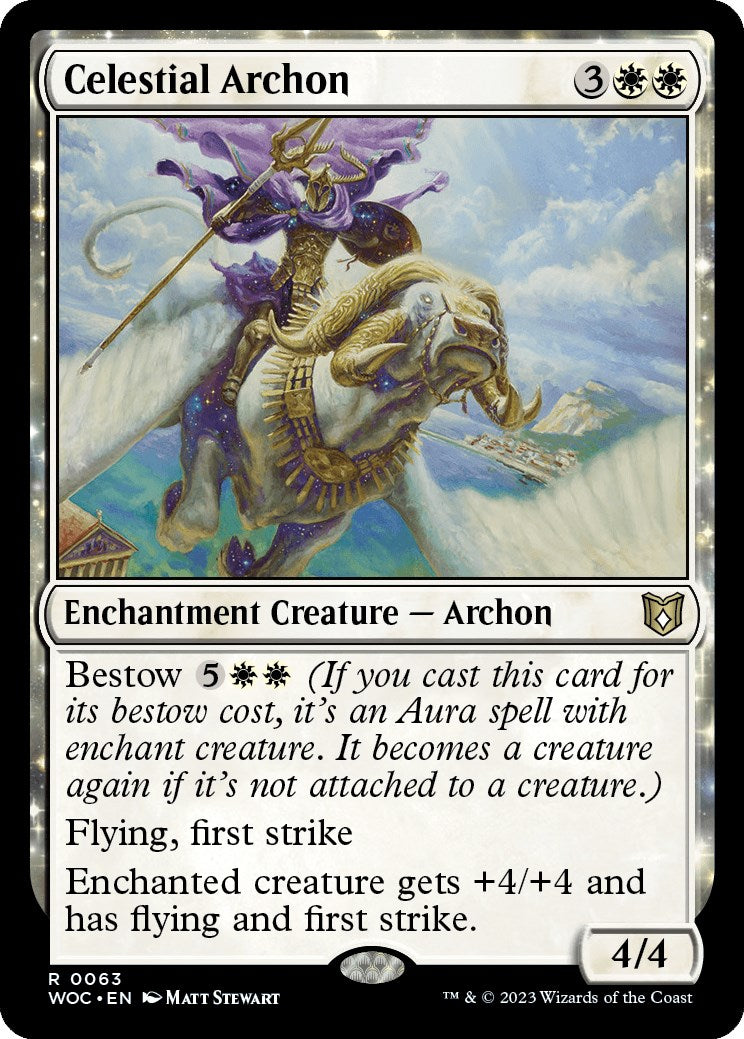 Celestial Archon [Wilds of Eldraine Commander] | Deep Dive Games St. Marys