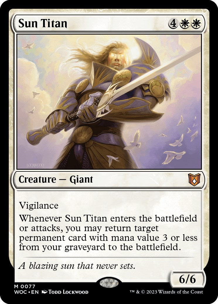 Sun Titan [Wilds of Eldraine Commander] | Deep Dive Games St. Marys