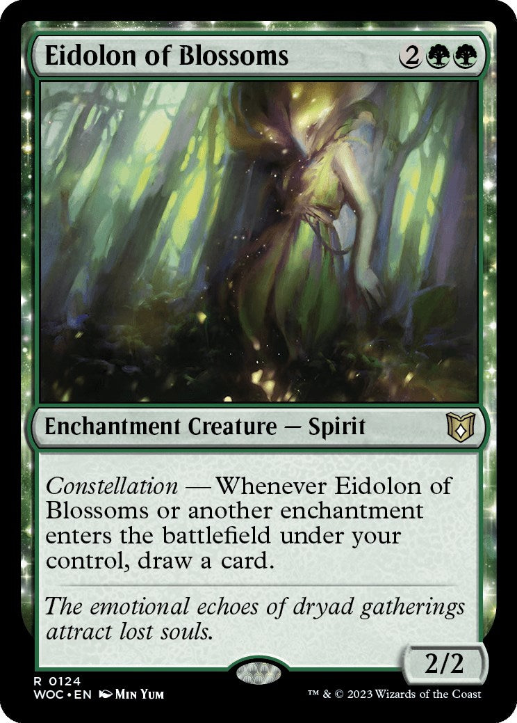 Eidolon of Blossoms [Wilds of Eldraine Commander] | Deep Dive Games St. Marys