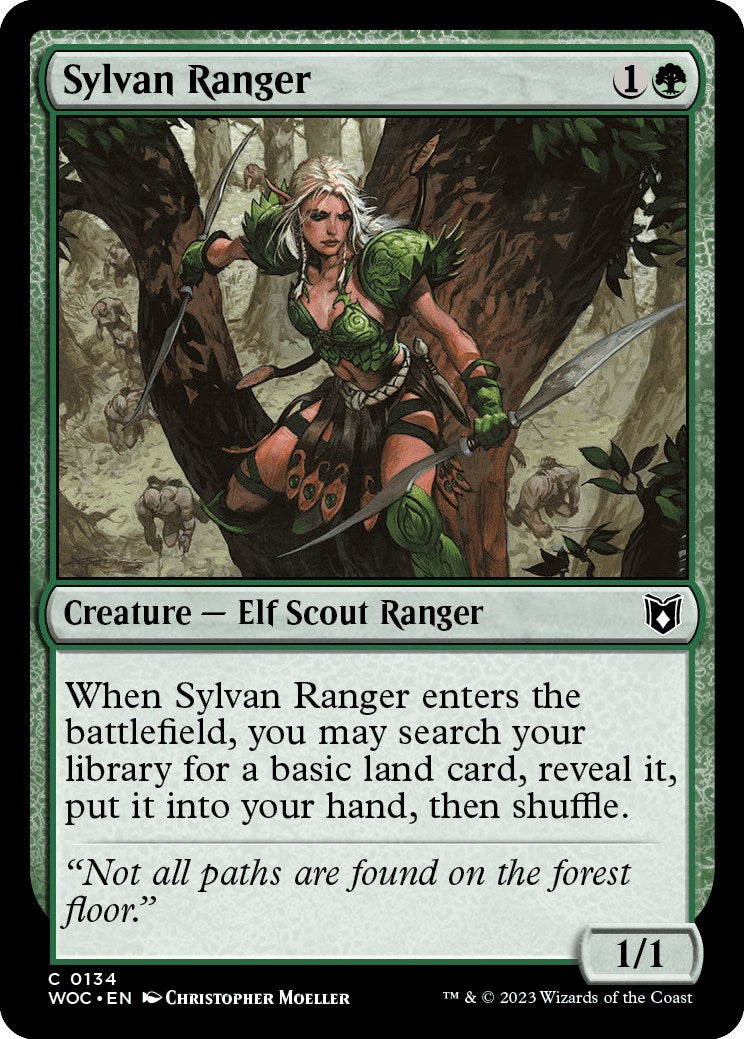 Sylvan Ranger [Wilds of Eldraine Commander] | Deep Dive Games St. Marys