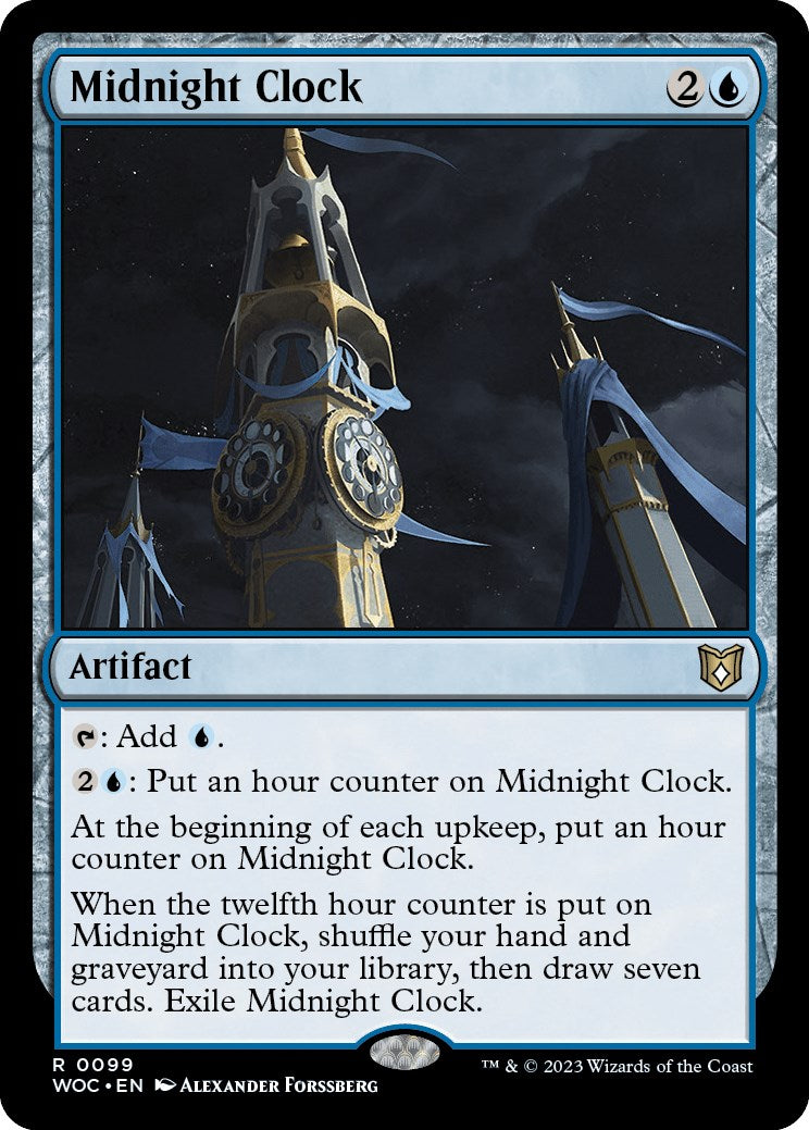 Midnight Clock [Wilds of Eldraine Commander] | Deep Dive Games St. Marys