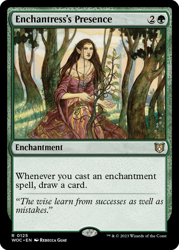 Enchantress's Presence [Wilds of Eldraine Commander] | Deep Dive Games St. Marys