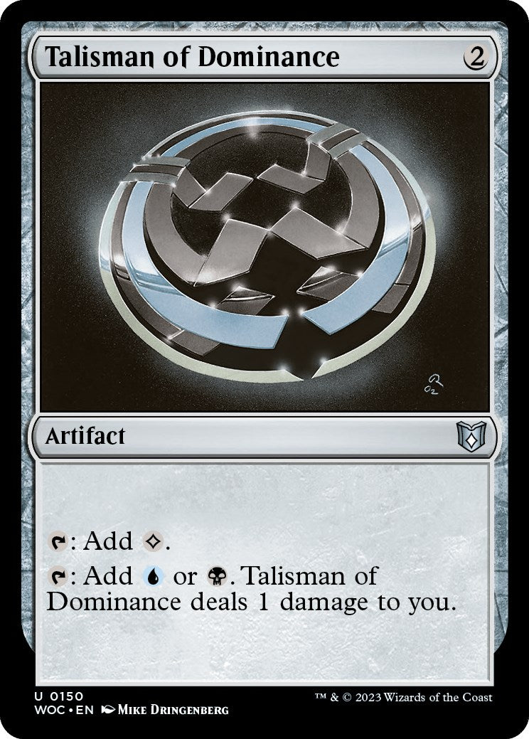 Talisman of Dominance [Wilds of Eldraine Commander] | Deep Dive Games St. Marys