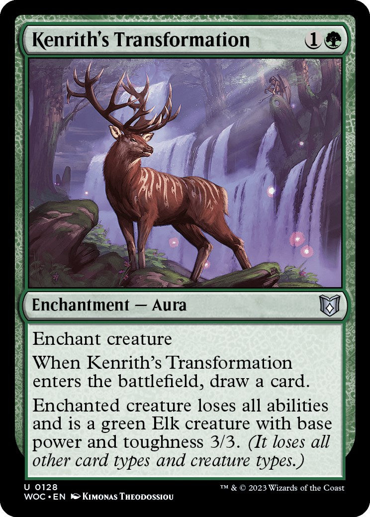 Kenrith's Transformation [Wilds of Eldraine Commander] | Deep Dive Games St. Marys