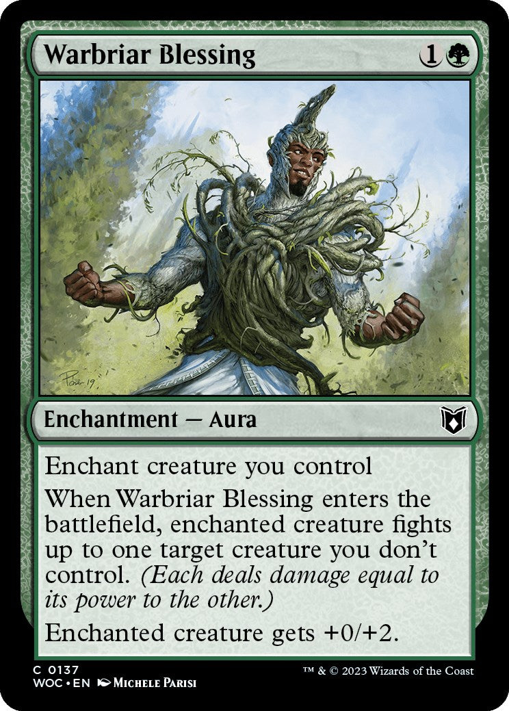 Warbriar Blessing [Wilds of Eldraine Commander] | Deep Dive Games St. Marys