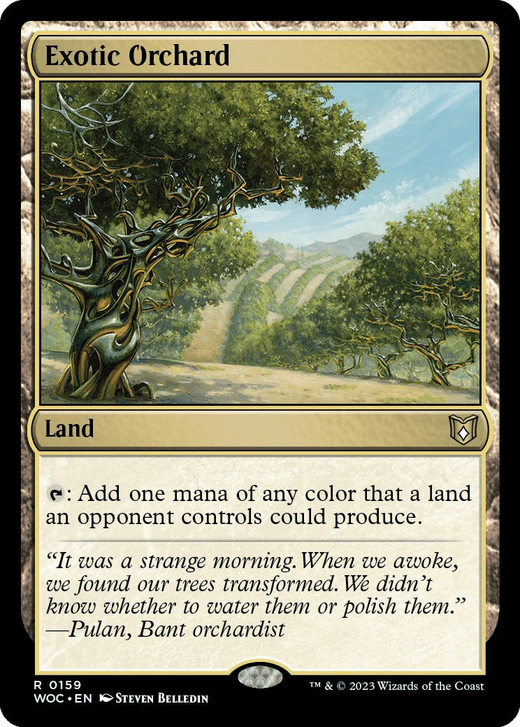 Exotic Orchard [Wilds of Eldraine Commander] | Deep Dive Games St. Marys