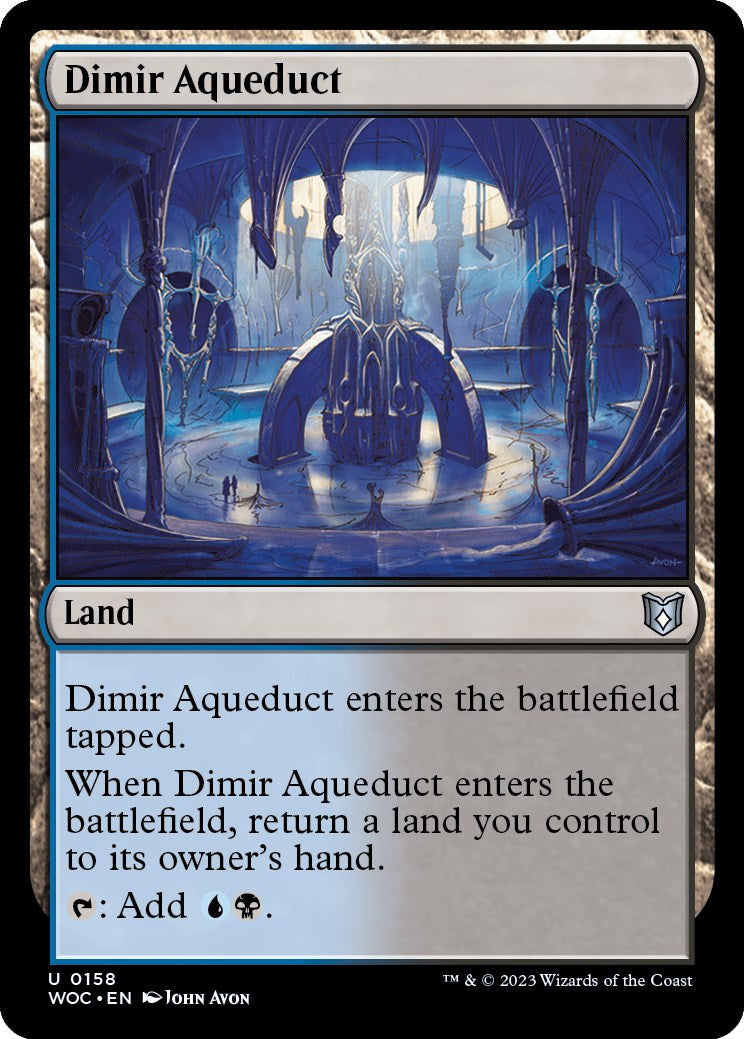 Dimir Aqueduct [Wilds of Eldraine Commander] | Deep Dive Games St. Marys