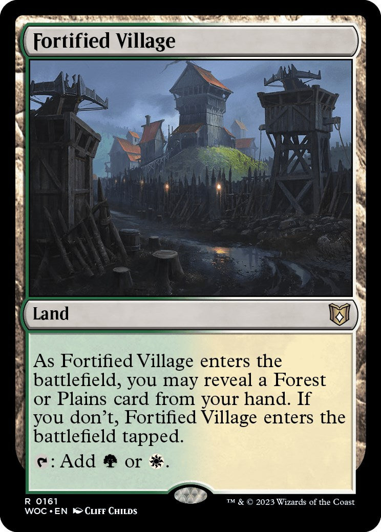 Fortified Village [Wilds of Eldraine Commander] | Deep Dive Games St. Marys