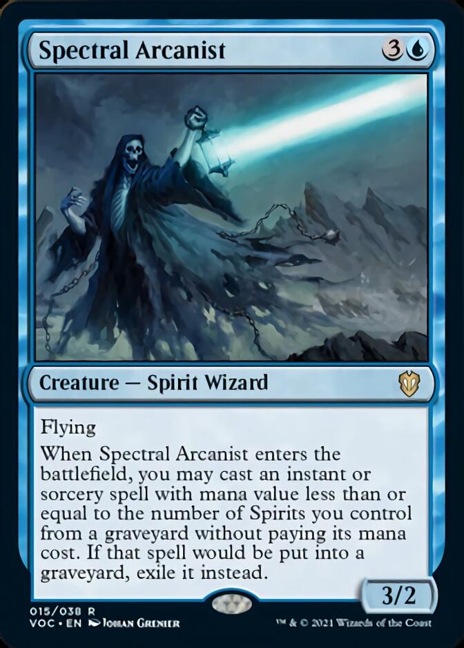 Spectral Arcanist [Innistrad: Crimson Vow Commander] | Deep Dive Games St. Marys