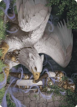 Dutiful Griffin Art Card [Wilds of Eldraine Art Series] | Deep Dive Games St. Marys