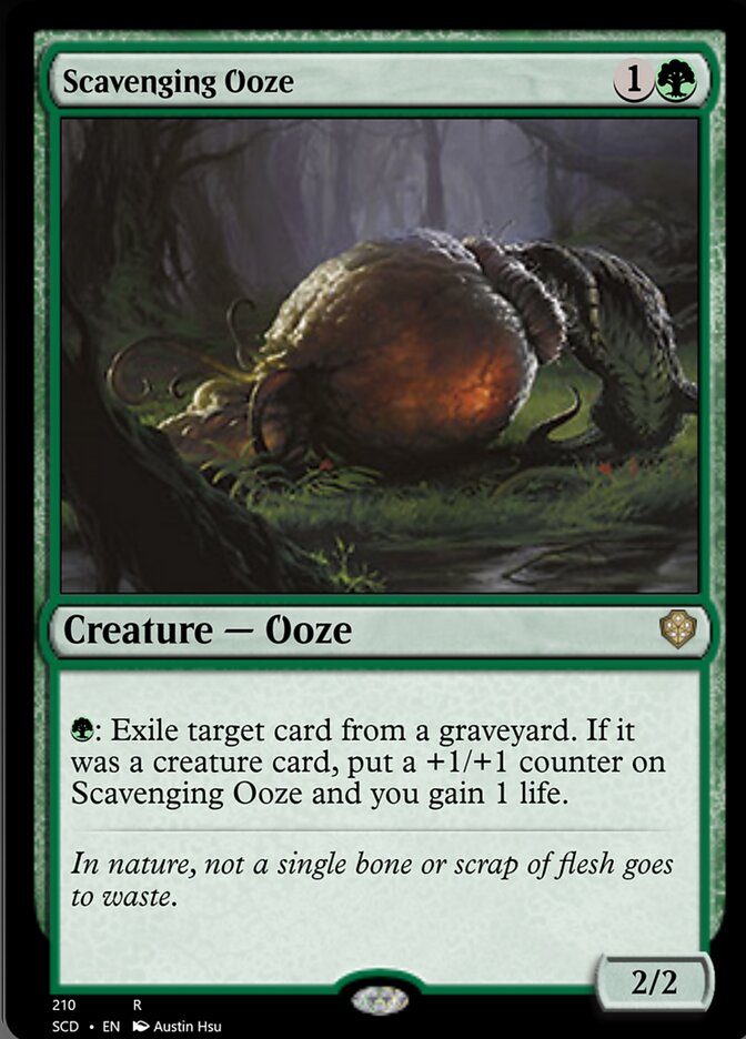 Scavenging Ooze [Starter Commander Decks] | Deep Dive Games St. Marys