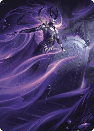 Ashiok, Wicked Manipulator Art Card (10/81) [Wilds of Eldraine Art Series] | Deep Dive Games St. Marys