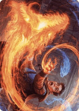 Frantic Firebolt Art Card [Wilds of Eldraine Art Series] | Deep Dive Games St. Marys