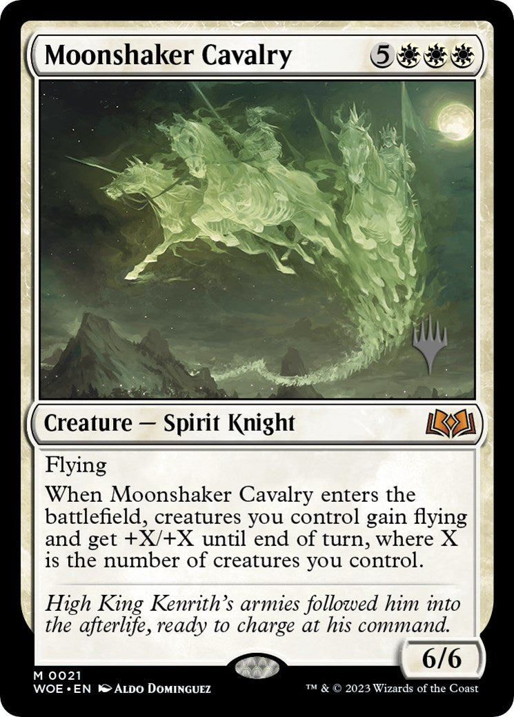 Moonshaker Cavalry (Promo Pack) [Wilds of Eldraine Promos] | Deep Dive Games St. Marys