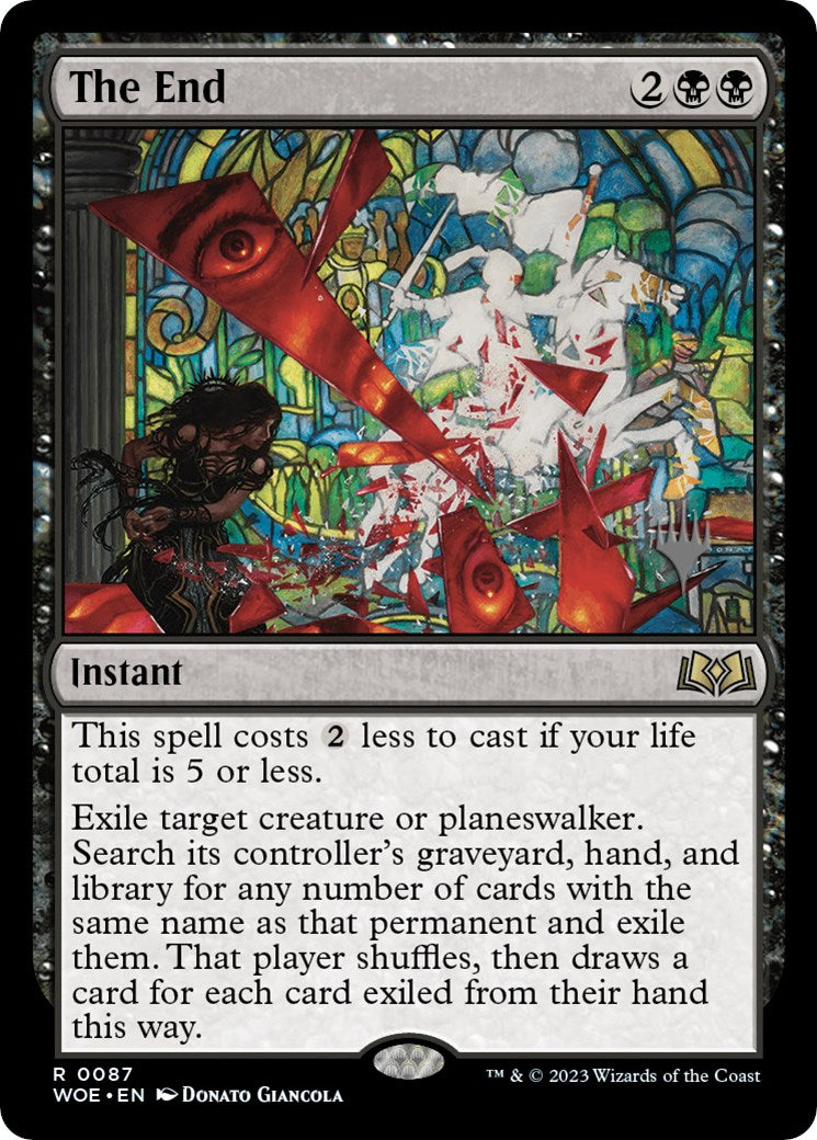 The End (Promo Pack) [Wilds of Eldraine Promos] | Deep Dive Games St. Marys