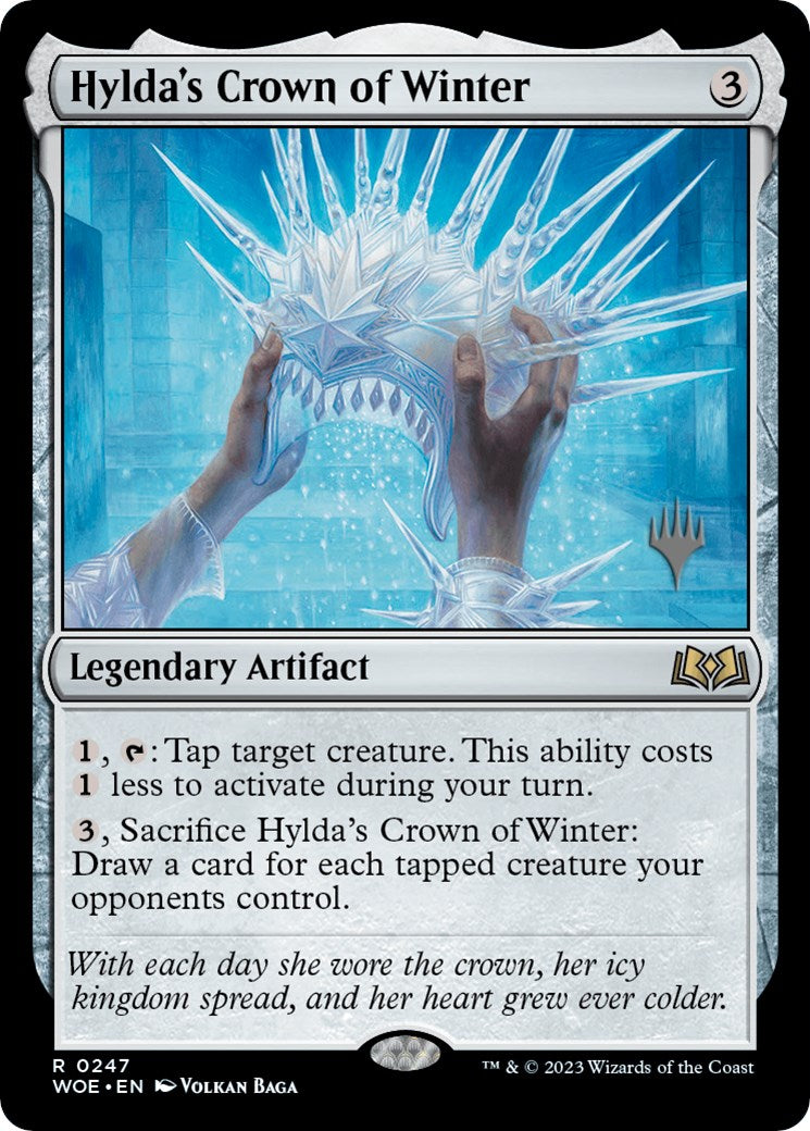 Hylda's Crown of Winter (Promo Pack) [Wilds of Eldraine Promos] | Deep Dive Games St. Marys