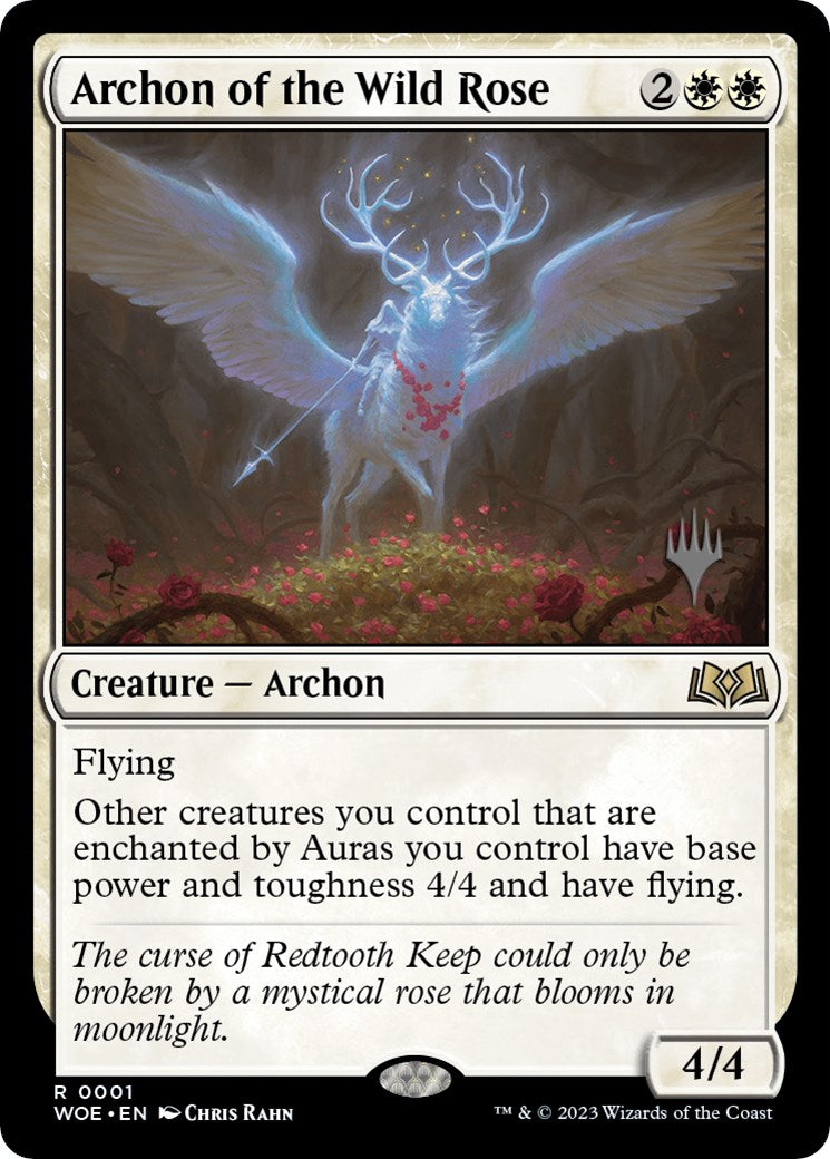 Archon of the Wild Rose (Promo Pack) [Wilds of Eldraine Promos] | Deep Dive Games St. Marys