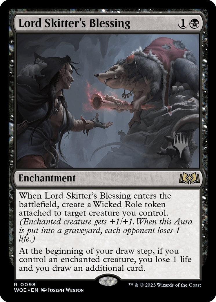 Lord Skitter's Blessing (Promo Pack) [Wilds of Eldraine Promos] | Deep Dive Games St. Marys