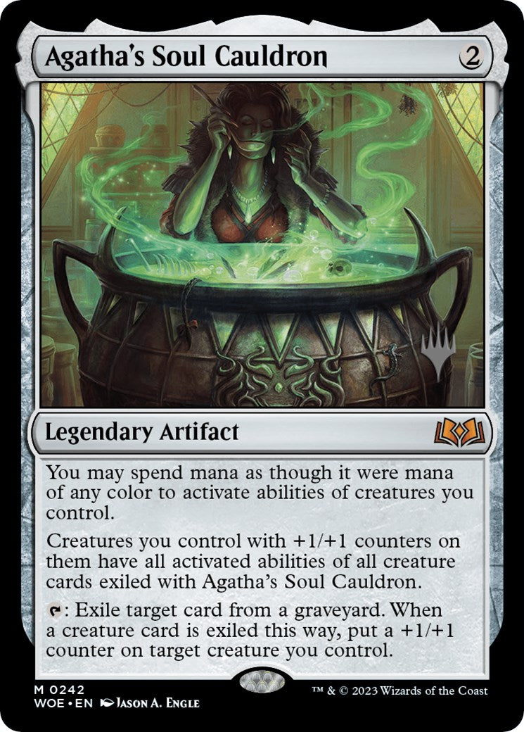 Agatha's Soul Cauldron (Promo Pack) [Wilds of Eldraine Promos] | Deep Dive Games St. Marys