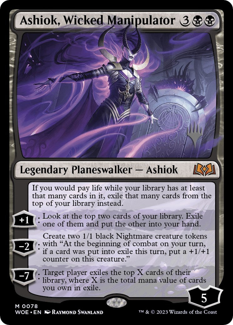 Ashiok, Wicked Manipulator (Promo Pack) [Wilds of Eldraine Promos] | Deep Dive Games St. Marys