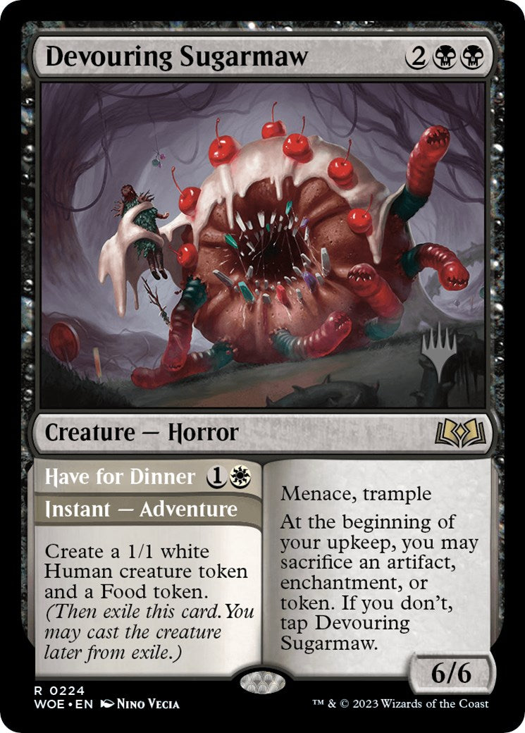 Devouring Sugarmaw // Have for Dinner(Promo Pack) [Wilds of Eldraine Promos] | Deep Dive Games St. Marys