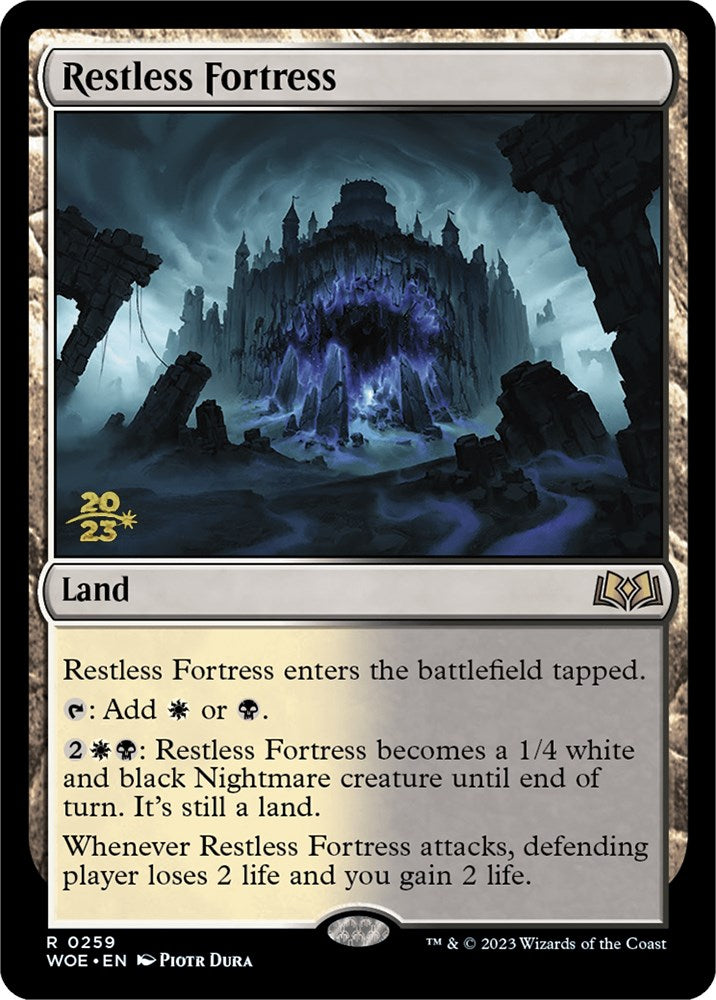 Restless Fortress [Wilds of Eldraine Prerelease Promos] | Deep Dive Games St. Marys