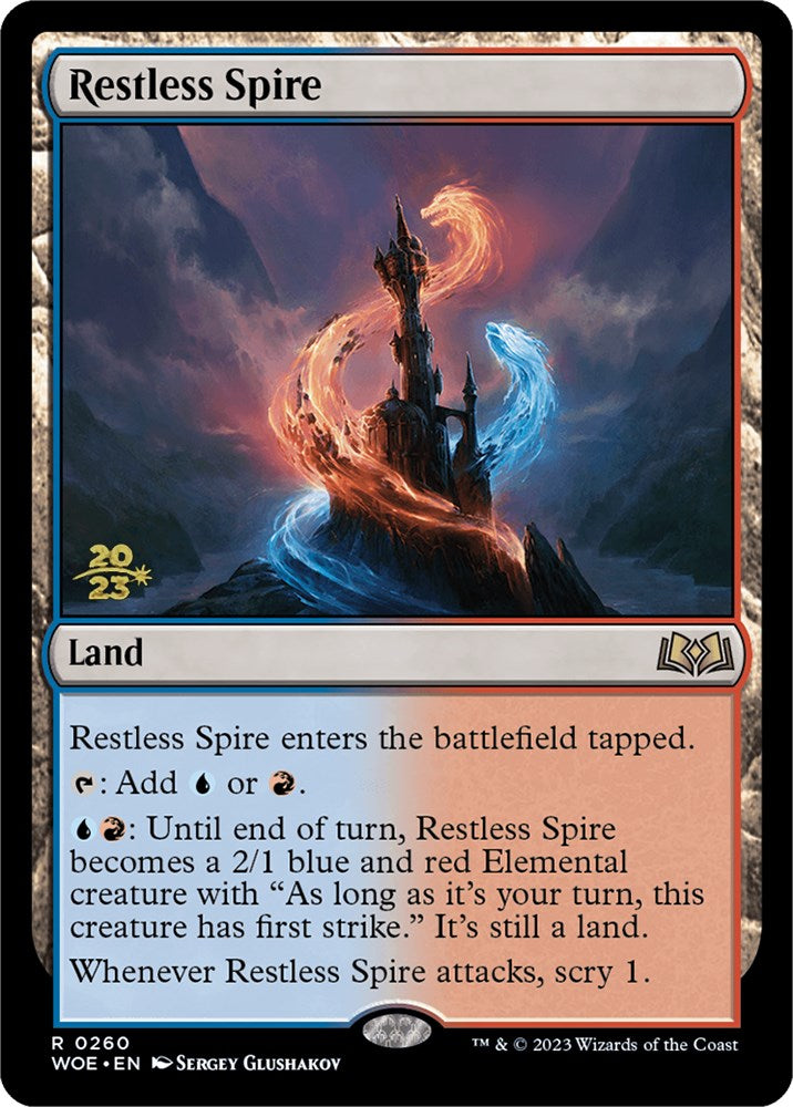 Restless Spire [Wilds of Eldraine Prerelease Promos] | Deep Dive Games St. Marys