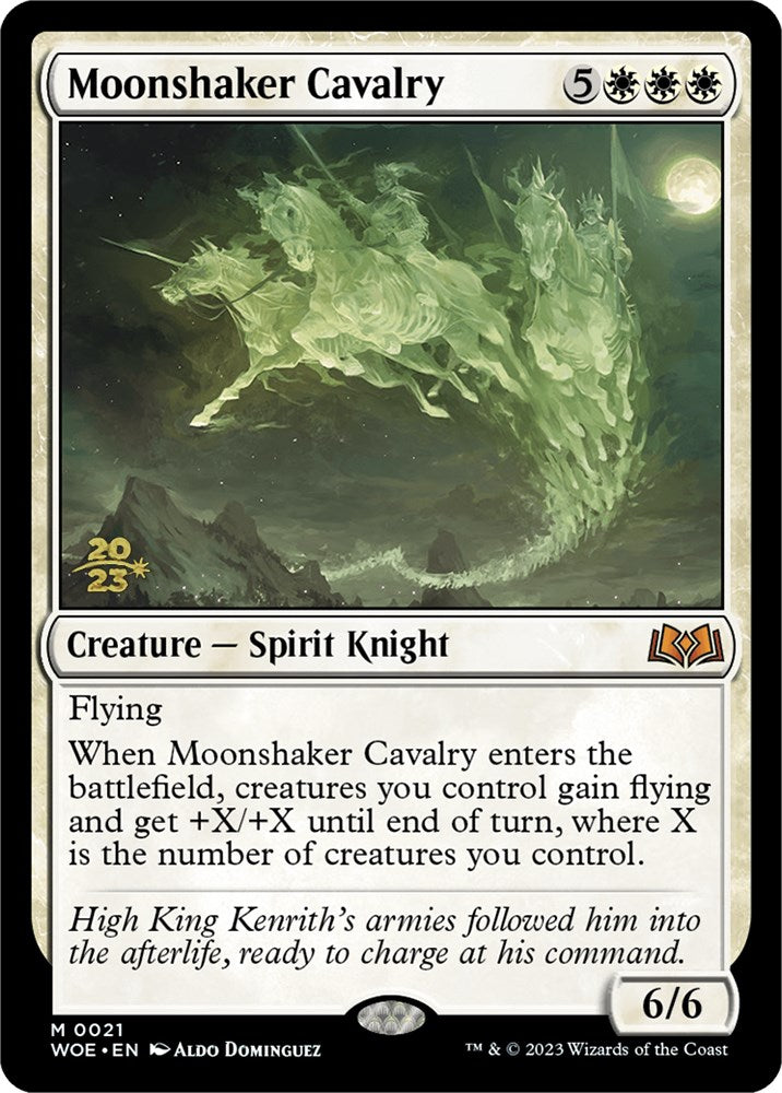 Moonshaker Cavalry [Wilds of Eldraine Prerelease Promos] | Deep Dive Games St. Marys