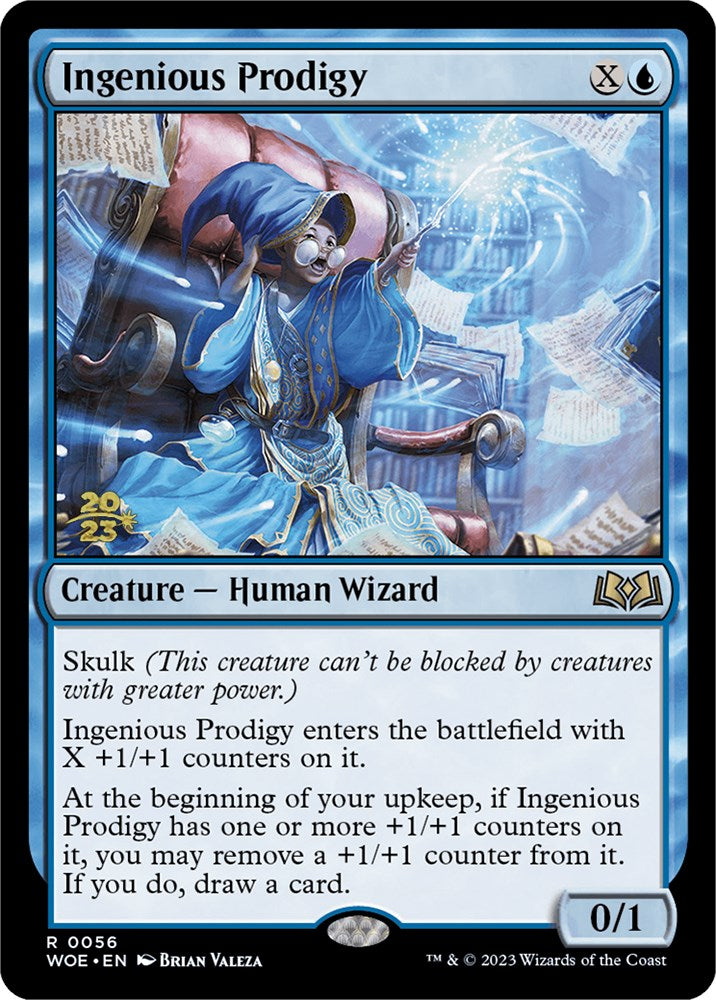 Ingenious Prodigy [Wilds of Eldraine Prerelease Promos] | Deep Dive Games St. Marys