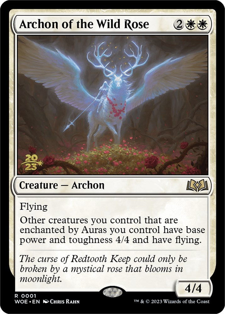 Archon of the Wild Rose [Wilds of Eldraine Prerelease Promos] | Deep Dive Games St. Marys