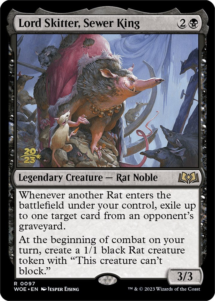 Lord Skitter, Sewer King [Wilds of Eldraine Prerelease Promos] | Deep Dive Games St. Marys