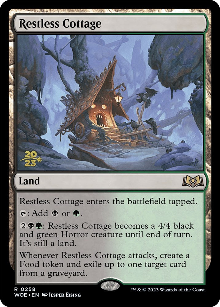 Restless Cottage [Wilds of Eldraine Prerelease Promos] | Deep Dive Games St. Marys