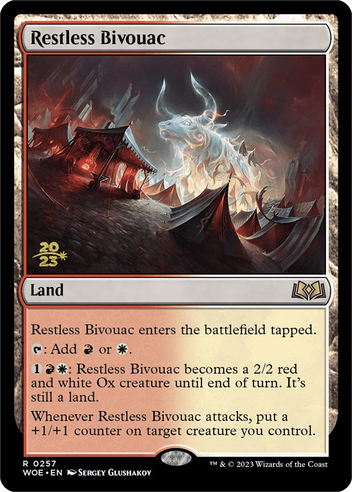 Restless Bivouac [Wilds of Eldraine Prerelease Promos] | Deep Dive Games St. Marys
