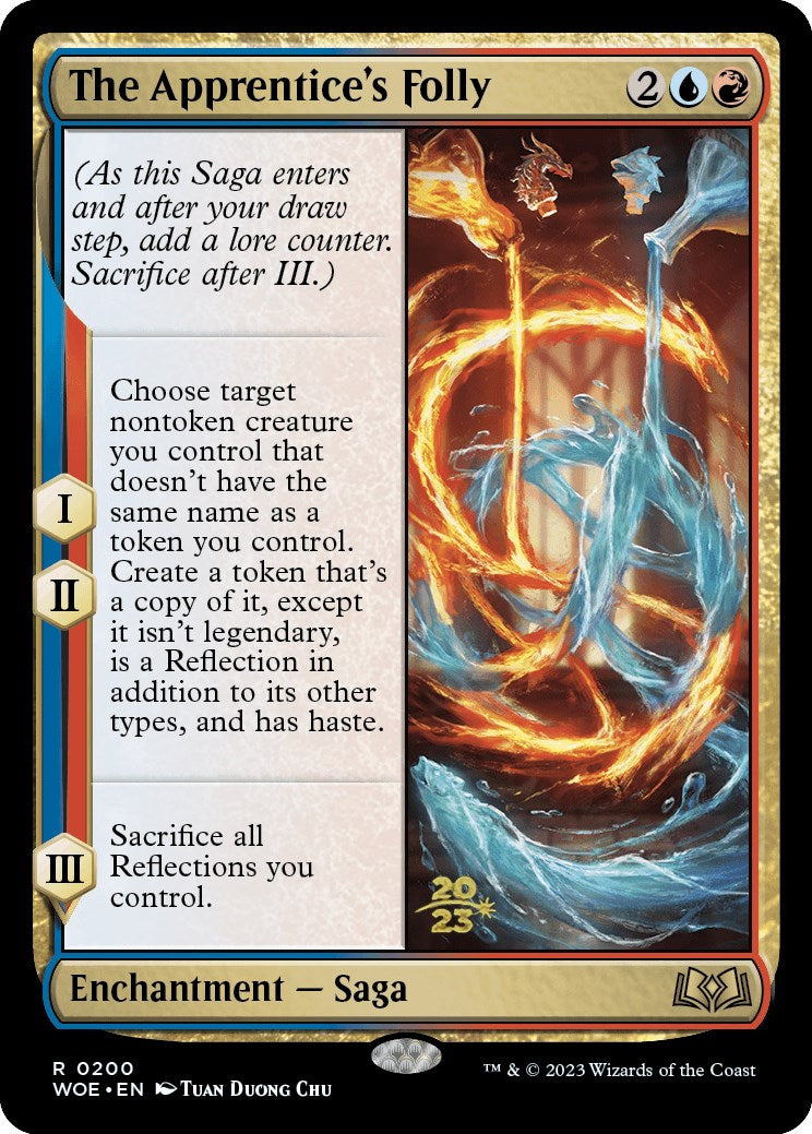 The Apprentice's Folly [Wilds of Eldraine Prerelease Promos] | Deep Dive Games St. Marys