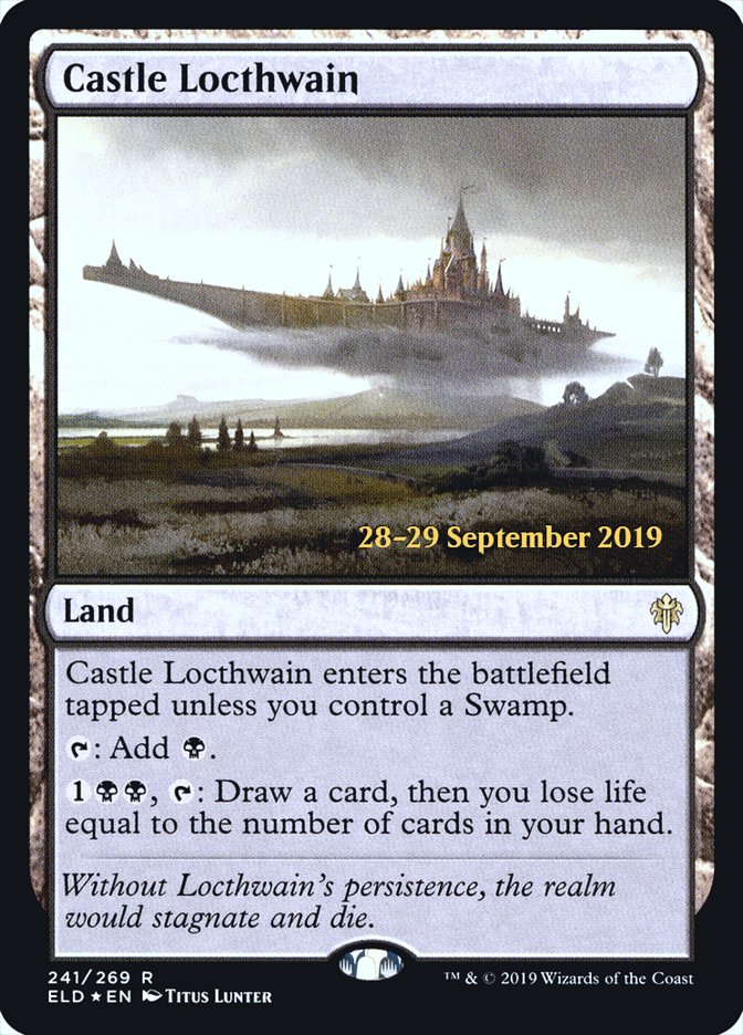 Castle Locthwain [Throne of Eldraine Prerelease Promos] | Deep Dive Games St. Marys