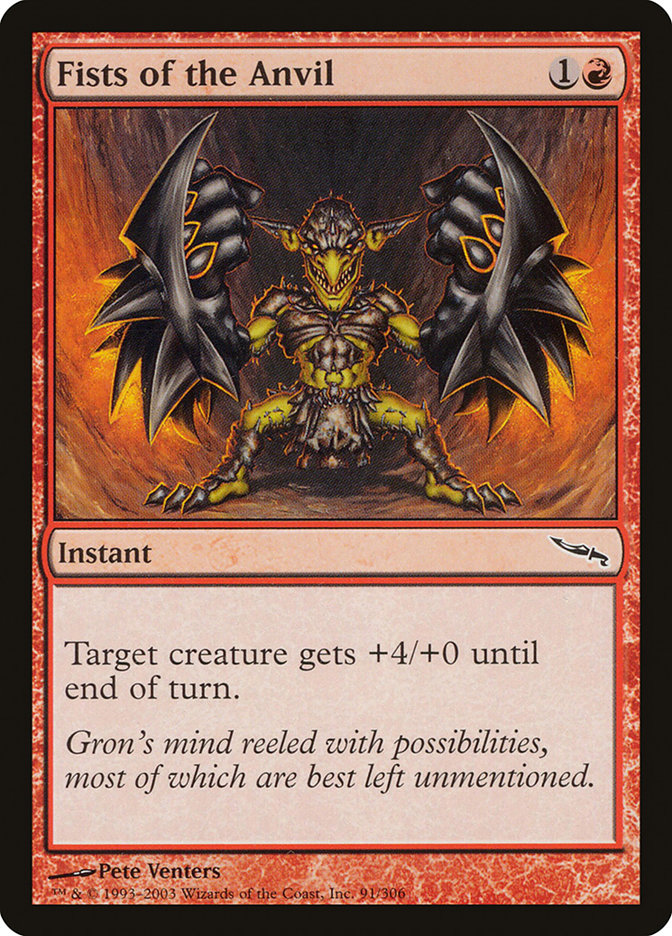 Fists of the Anvil [Mirrodin] | Deep Dive Games St. Marys