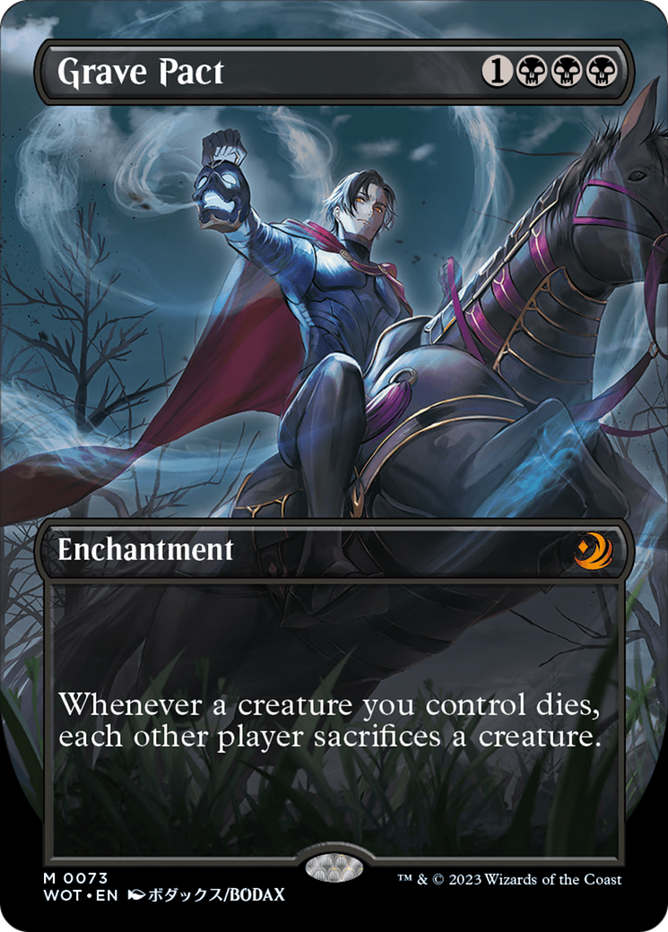 Grave Pact (Anime Borderless) [Wilds of Eldraine: Enchanting Tales] | Deep Dive Games St. Marys