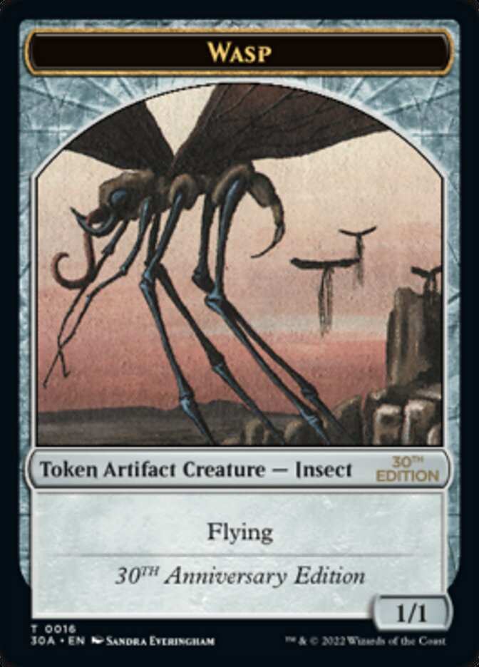 Wasp Token [30th Anniversary Tokens] | Deep Dive Games St. Marys