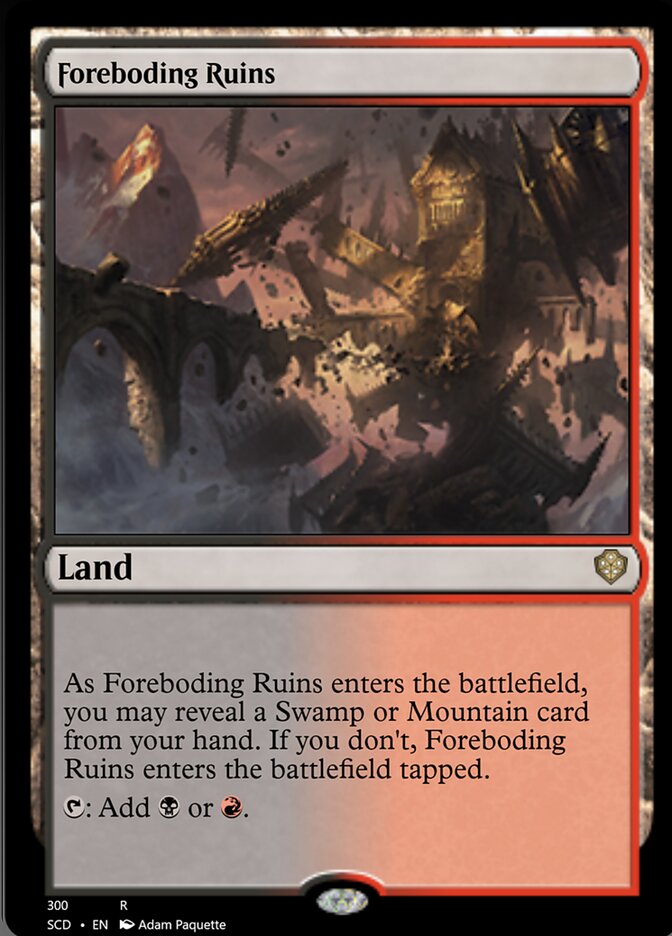 Foreboding Ruins [Starter Commander Decks] | Deep Dive Games St. Marys