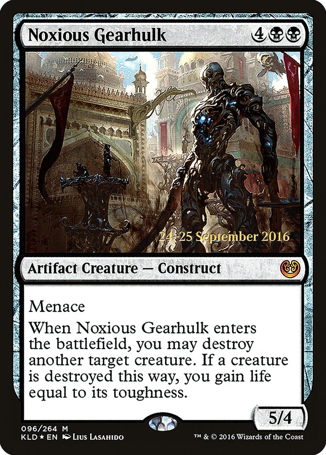 Noxious Gearhulk [Kaladesh Prerelease Promos] | Deep Dive Games St. Marys